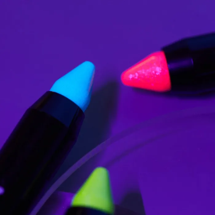 Female Sex Toys Moon Creations Neon Uv Glitter Face Body Crayons 