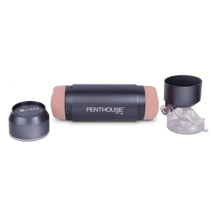 Penthouse Pet CyberSkin HandsFree Adjustable Dual Stroker Penthouse Toys Male Sex Toys