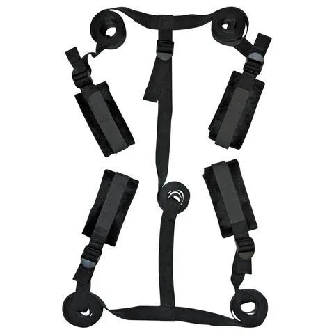 SEX AND MISCHIEF Sex Mischief Bed Bondage Restraint Kit Couples