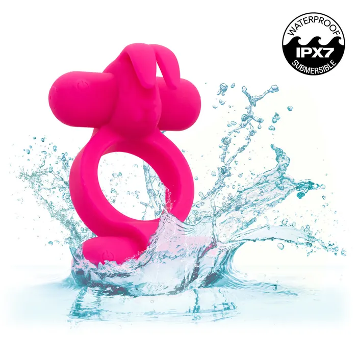 Silicone Rechargeable Rockin Rabbit Calexotics Female Sex Toys
