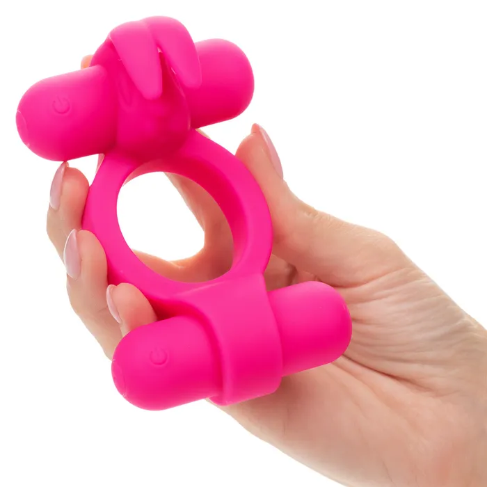 Silicone Rechargeable Rockin Rabbit Calexotics Female Sex Toys