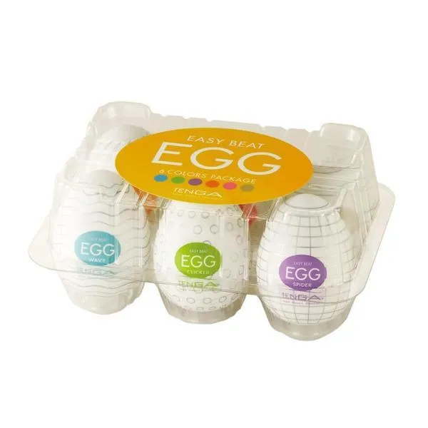 Tenga Male Sex Toys Tenga Variety Pack Of 6 Eggs