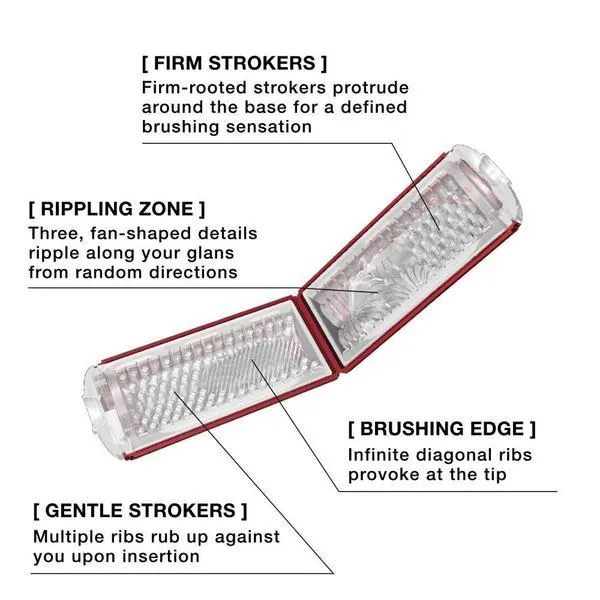Tenga Vibrators Tenga Flip Hole Red