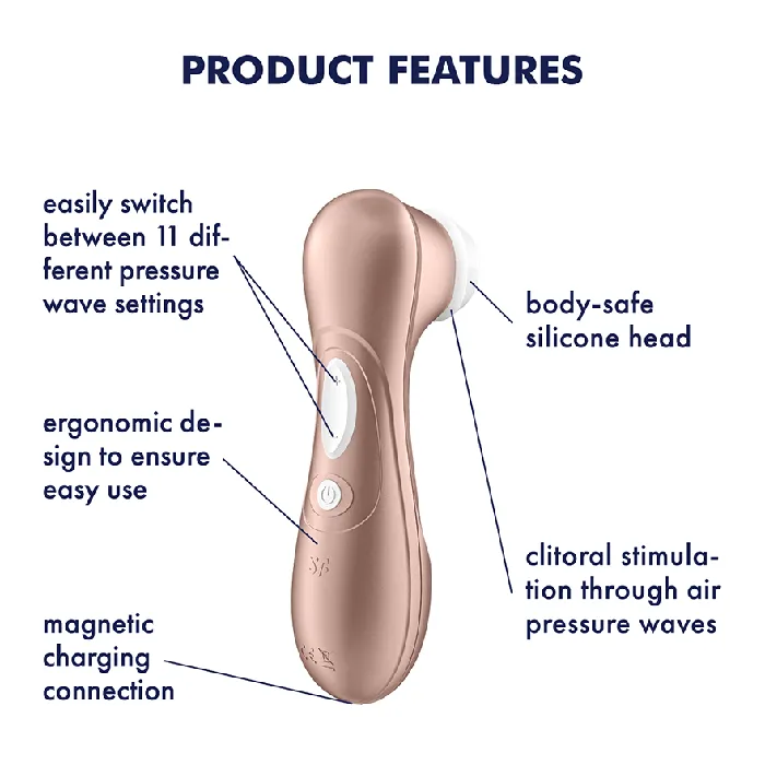 Vibrators Satisfyer Satisfyer Pro 2 Light Gold