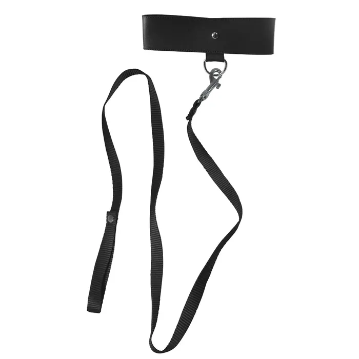 Anal Sportsheets Sex Mischief Black Leash Collar