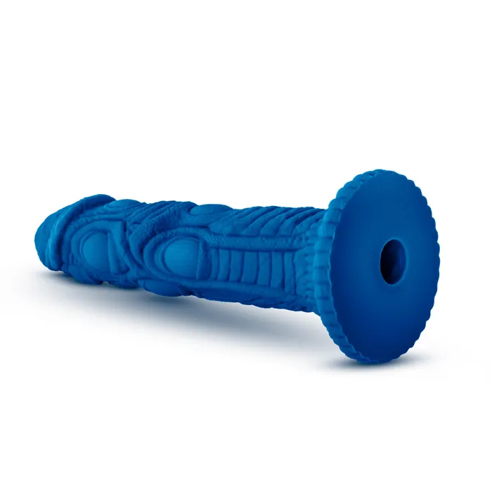Blush The Realm 75Inch Blue Dildo With Suction Cup Base Blush Anal
