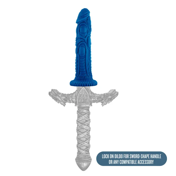 Blush The Realm 75Inch Blue Dildo With Suction Cup Base Blush Anal