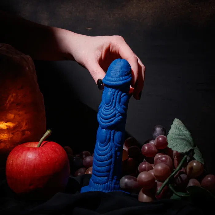 Blush The Realm 75Inch Blue Dildo With Suction Cup Base Blush Anal