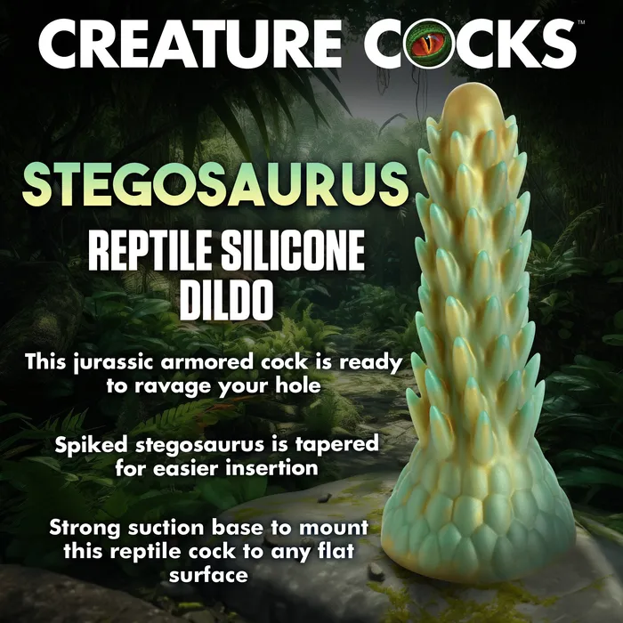 Dildos Creature Cocks Spiky Reptile Silicone Dildo