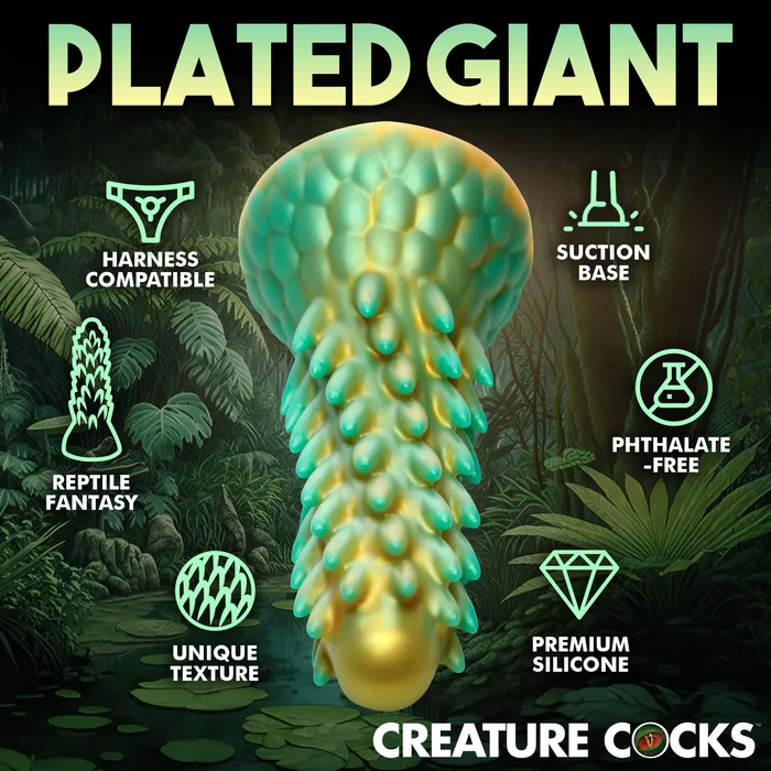 Dildos Creature Cocks Spiky Reptile Silicone Dildo