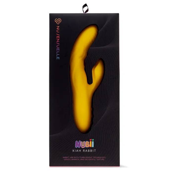 Female Sex Toys Nu Sensuelle Nubii Kiah Warming Ridged Silicone Rabbit Vibrator