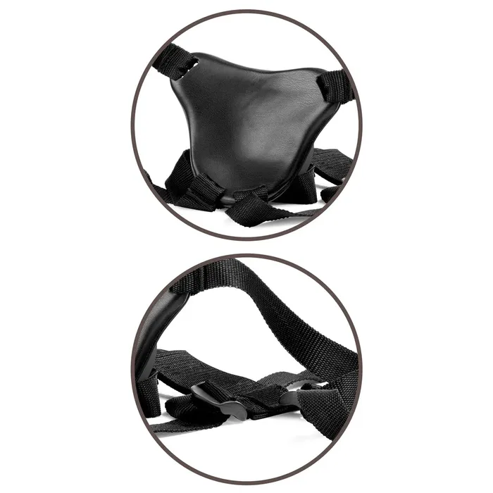 Female Sex Toys Pipedream King Cock Elite Comfy Body Dock Suction Cup StrapOn Harness