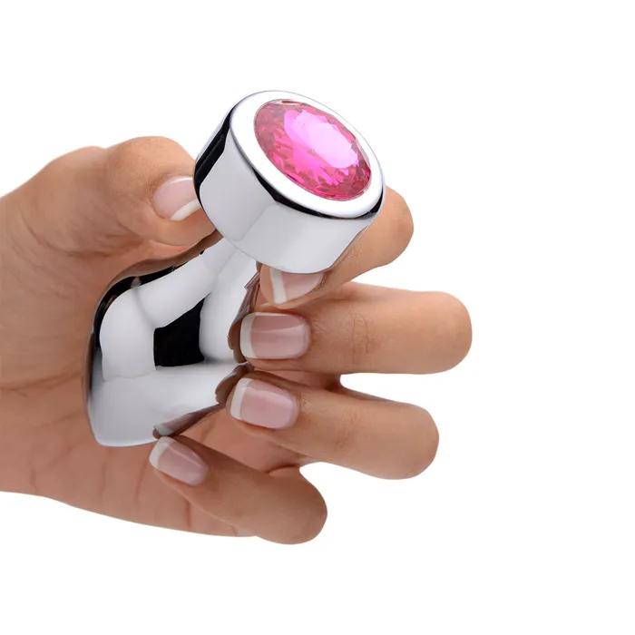 Hot Pink Gem Weighted Anal Plug Booty Sparks Anal