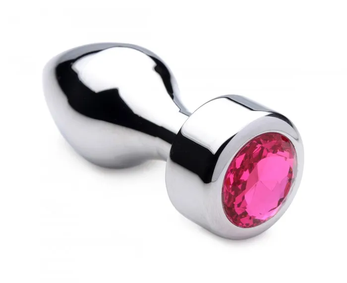Hot Pink Gem Weighted Anal Plug Booty Sparks Anal