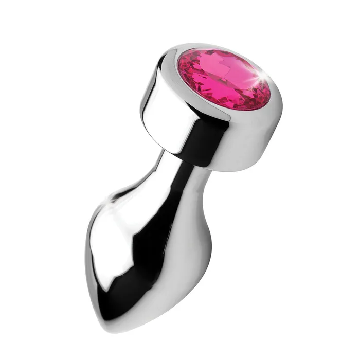 Hot Pink Gem Weighted Anal Plug Booty Sparks Anal