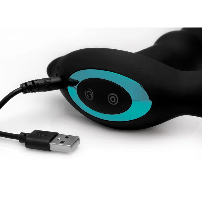 Male Sex Toys Prostatic Play Rimstatic Curved Rotating Plug with Remote