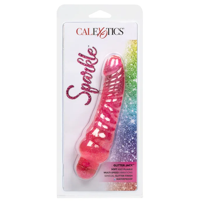 Sparkle Glitter Jack Phallic Vibrator California Exotics Female Sex Toys