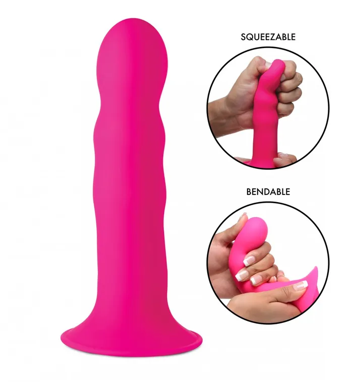 Squeezable Wavy Dildo SqueezeIt Dildos