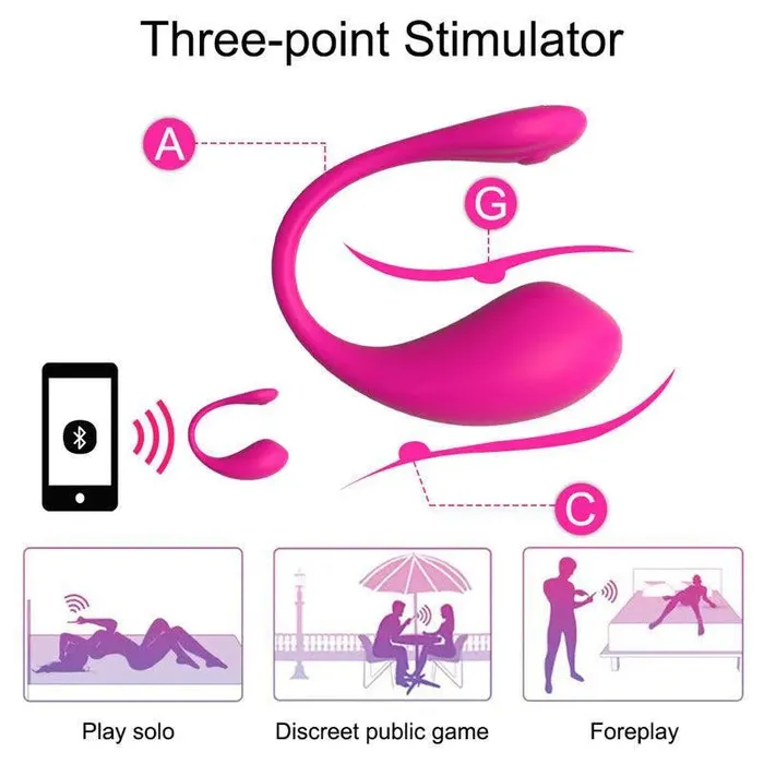 Xinghaoya Vibrators Bluetooth Love Egg Vibrator for Women