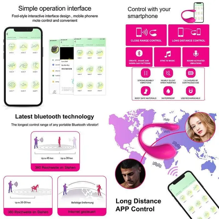 Xinghaoya Vibrators Bluetooth Love Egg Vibrator for Women
