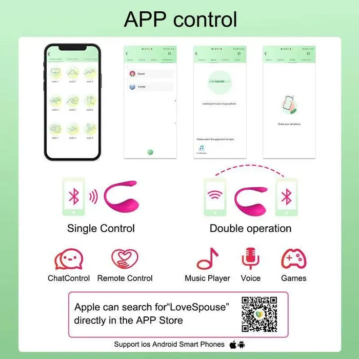 Xinghaoya Vibrators Bluetooth Love Egg Vibrator for Women