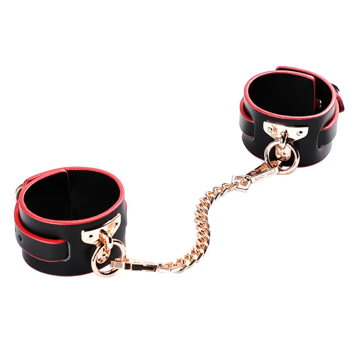 ZYL Leather Couples ZYL Petite Faux Leather Ankle Cuffs