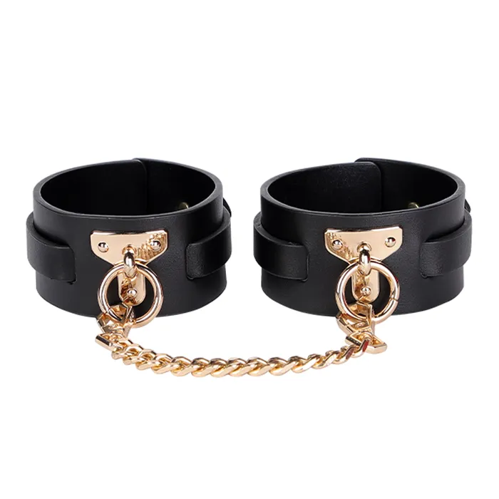 ZYL Leather Couples ZYL Petite Faux Leather Ankle Cuffs
