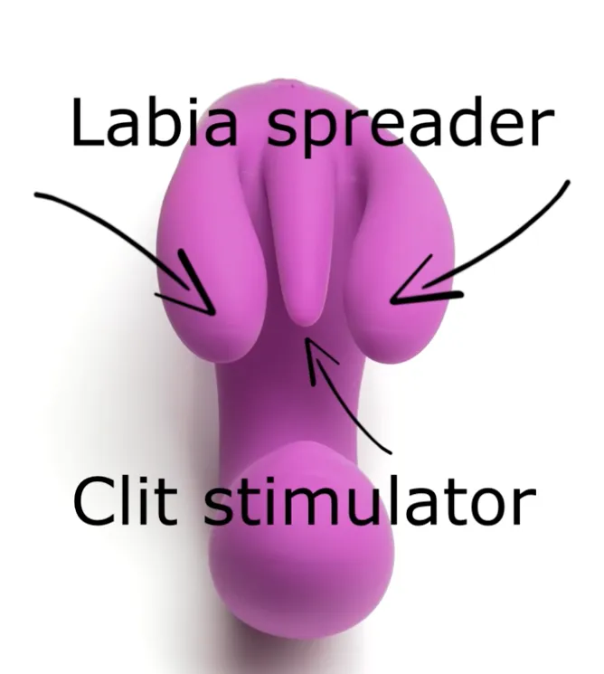 10X Triple Rabbit Silicone Vibrator Purple XR Brands Vibrators