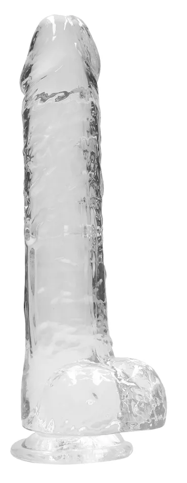 9 Inch Realistic Dildo With Balls Translucent Shots RealRock Female Sex Toys 9 Inch Realistic Dildo With Balls Translucent Shots RealRock Female Sex Toys