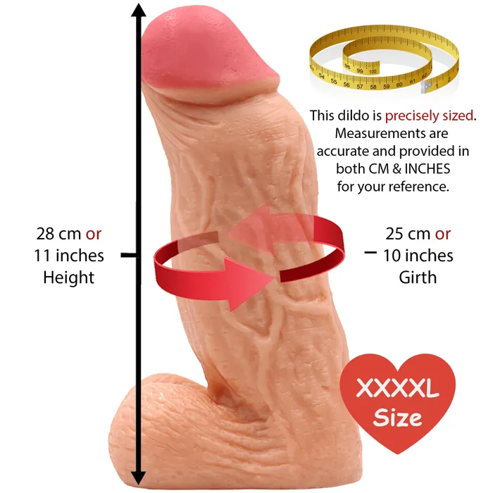 Anal 11 Inch Extra Thick Huge Realistic Dildo Sexy Emporium