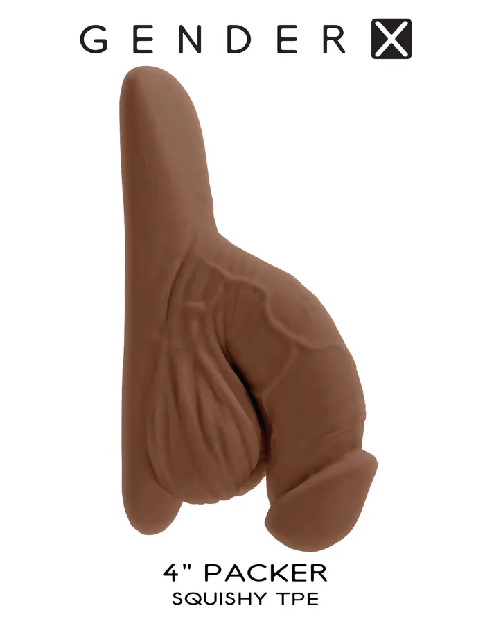 Anal 4 Inch Silicone Packer Dark Evolved Gender X