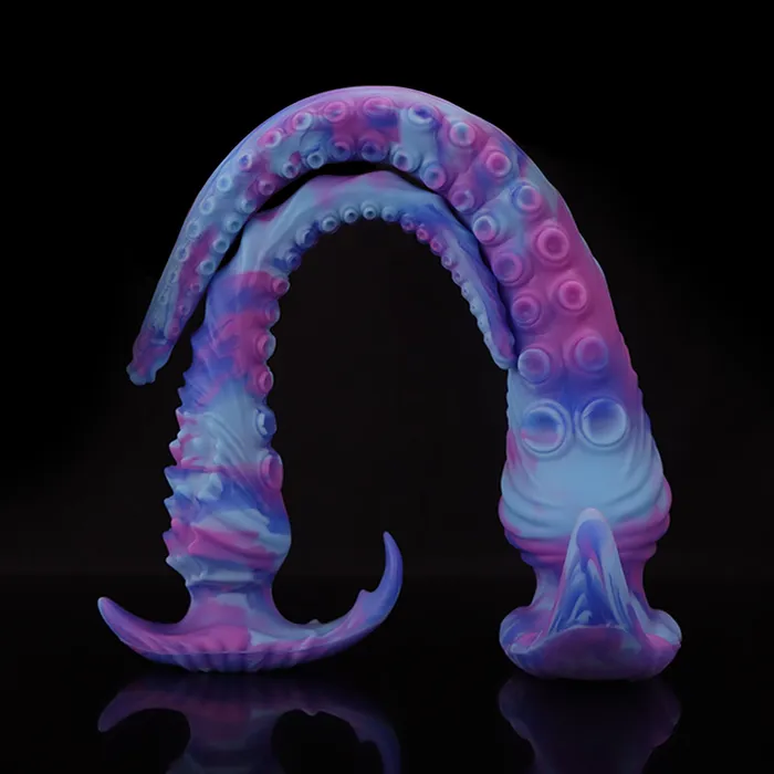 Anal Domlust Extra Long Octopus Tentacle Anal Dildo Butt Plug Monsterdildo Silicone Sex Toy for Men Women