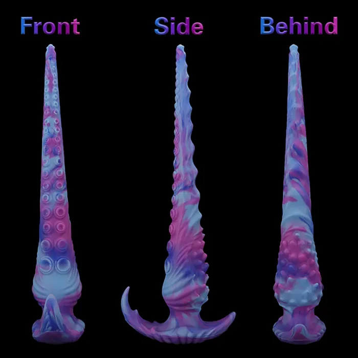 Anal Domlust Extra Long Octopus Tentacle Anal Dildo Butt Plug Monsterdildo Silicone Sex Toy for Men Women
