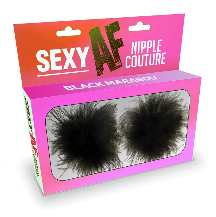 Anal Little Genie Sexy Af Nipple Couture Black Marabou