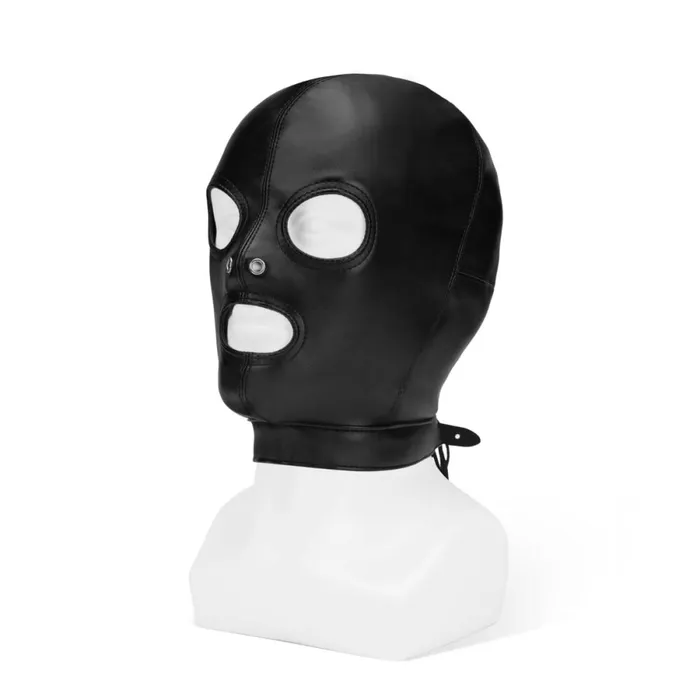 Anal Me You Us Me You Us Black Hood with Eyes Nose Mouth