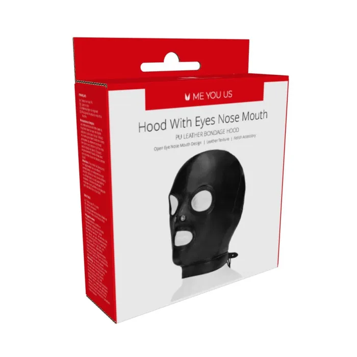 Anal Me You Us Me You Us Black Hood with Eyes Nose Mouth Anal Me You Us Me You Us Black Hood with Eyes Nose Mouth