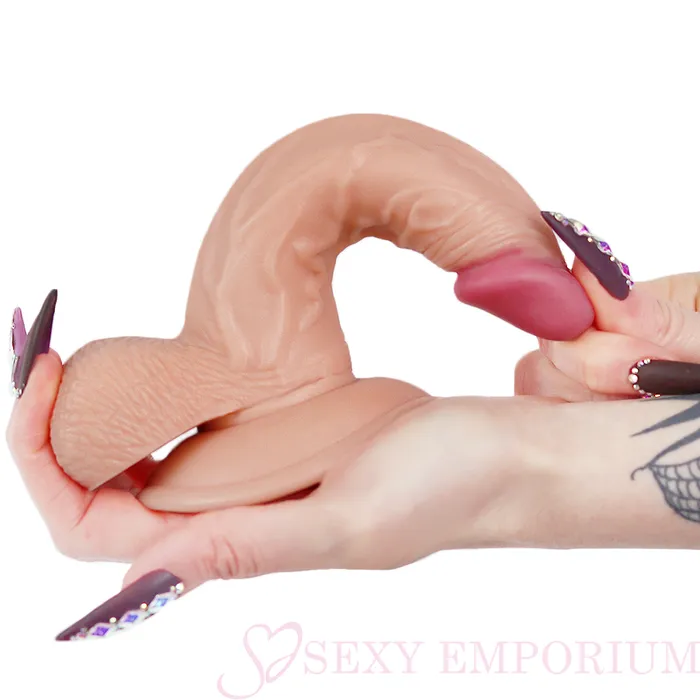 Anal Sexy Emporium 7 Inch Curved Realistic Dildo