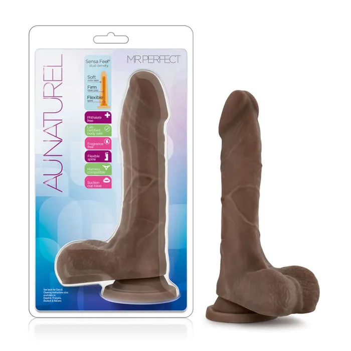 Blush Dildos Au Naturel Mister Perfect Chocolate