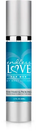 Body Action Endless Love for Men Stay Hard and Prolong Water Based Lubricant 17 Oz Male Sex Toys Body Action Endless Love for Men Stay Hard and Prolong Water Based Lubricant 17 Oz Male Sex Toys