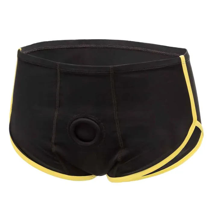 CalExotics Anal Boundless Black and Yellow Brief 2x3x Black Yellow