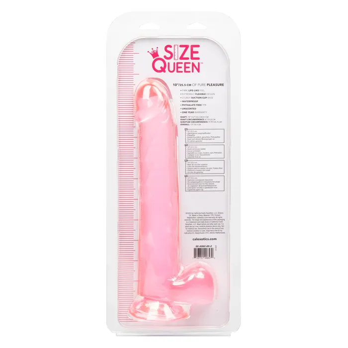 CalExotics Anal Size Queen 10 Inch Pink CalExotics Anal Size Queen 10 Inch Pink