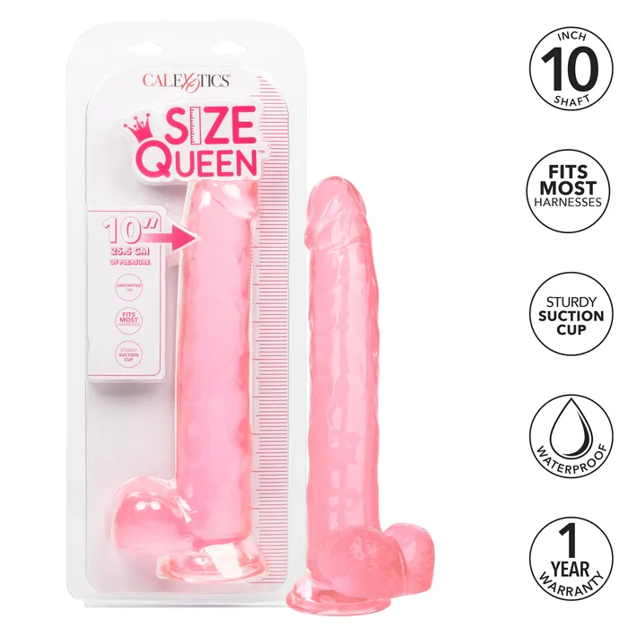 CalExotics Anal Size Queen 10 Inch Pink CalExotics Anal Size Queen 10 Inch Pink