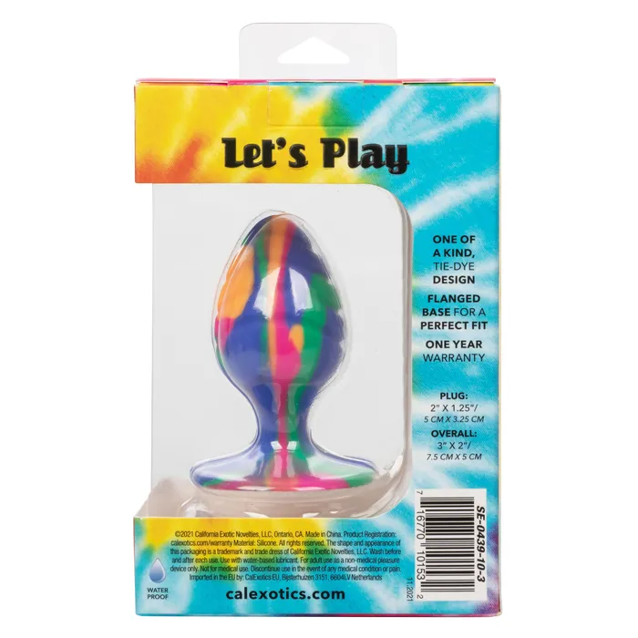 Cheeky Medium Swirl TieDye Plug CalExotics Anal