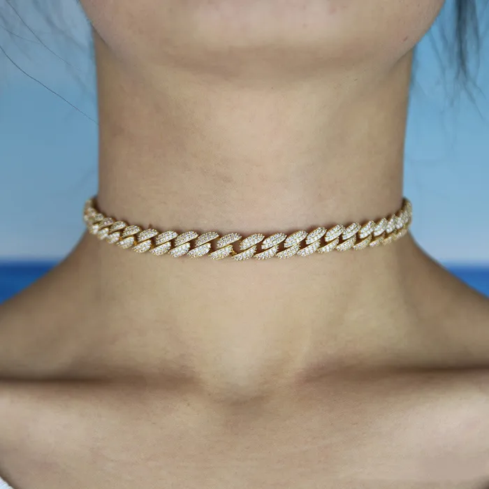 CJ Male Sex Toys LuxeCuban Adjustable Zircon Choker