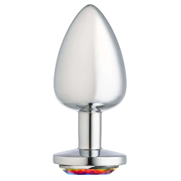 Cloud 9 Novelties Anal Cloud 9 Novelties Gems Silver Chromed Anal Plug Large Cloud 9 Novelties Anal Cloud 9 Novelties Gems Silver Chromed Anal Plug Large