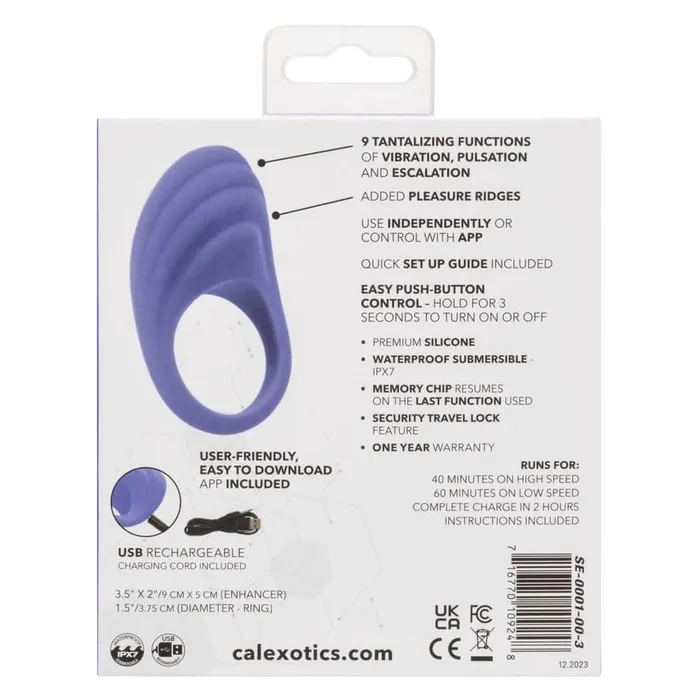 Couples CalExotics Calexotics Connect Couples Ring Periwinkle Couples CalExotics Calexotics Connect Couples Ring Periwinkle
