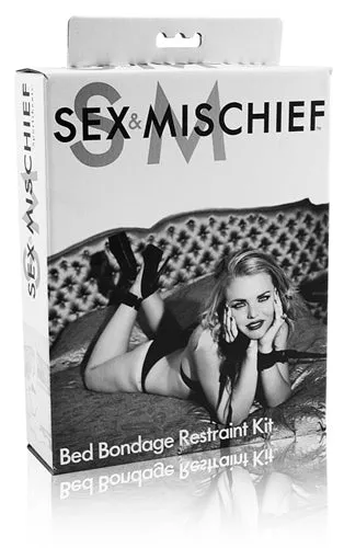 Couples Sportsheets Sex and Mischief Bed Bondage Restraint Kit Couples Sportsheets Sex and Mischief Bed Bondage Restraint Kit