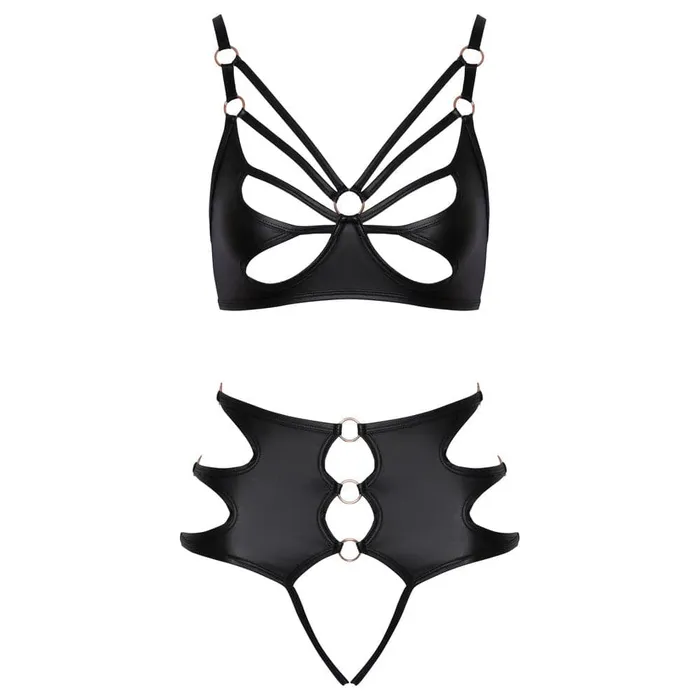 Crotchless Bondage Bra Set Cottelli Collection Couples