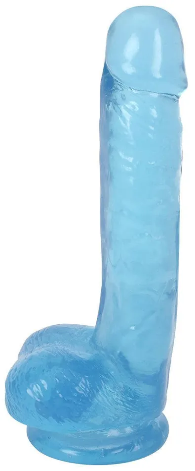 Curve Toys Female Sex Toys Lollicock 7 Slim Stick With Balls Berry Ice