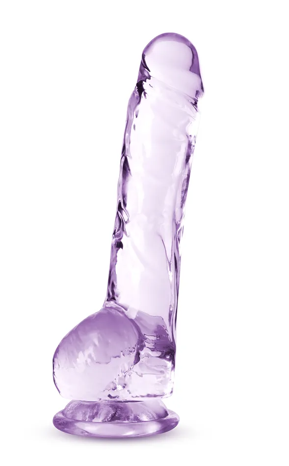 Dildos Blush Novelties Naturally Yours 8 Inch Crystalline Dildo Amethyst Dildos Blush Novelties Naturally Yours 8 Inch Crystalline Dildo Amethyst